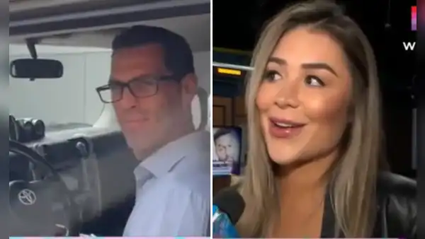 Así reaccionó Gustavo Salcedo tras ser consultado sobre la ‘Chama’ Alexandra Méndez