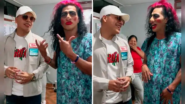 Chechito, el 'Bad Bunny de la chicha', tuvo divertido encuentro con Pepino y cantaron juntos