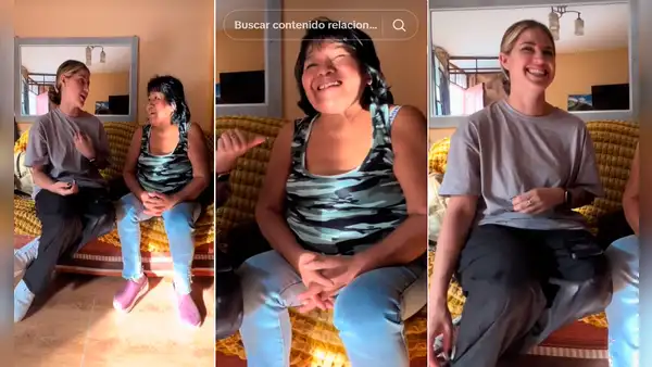 Estadounidense enseña a su suegra frases en inglés y usuarios reaccionan: "Son cómplices"