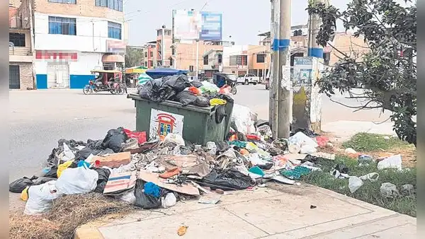 Hay 45 puntos críticos de basura en Chiclayo
