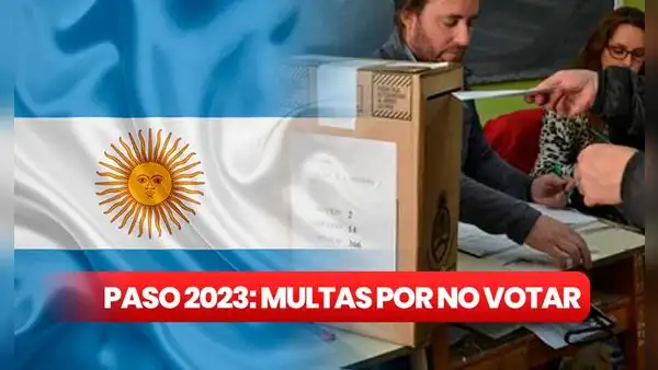 PASO 2023: cuánto es la multa por no votar en Argentina y dónde pagarla