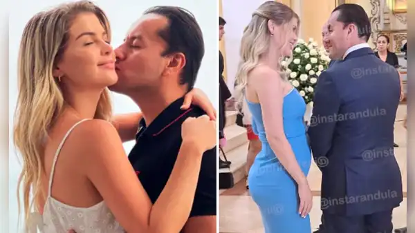 Brunella Horna presume su avanzado estado de embarazo en cumpleaños de César Acuña