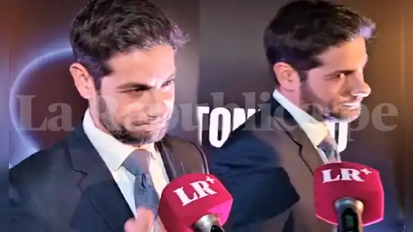 Andrés Wiese corta entrevista al ser interrogado por Janick y luego se disculpa: "Espero no pongan eso"