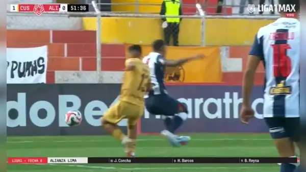 El polémico penal que no sancionaron a Bryan Reyna en el Alianza Lima vs. Cusco FC