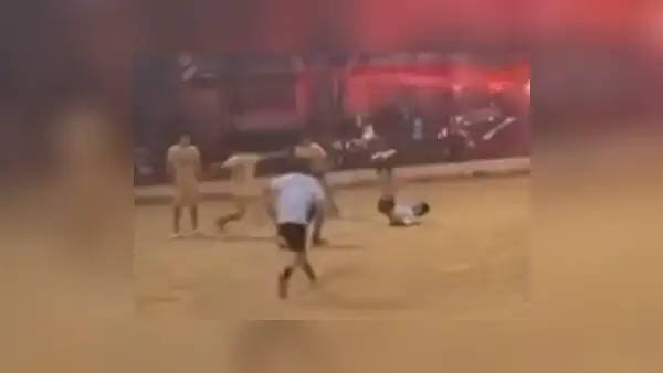 Partido de fútbol de confraternidad termina en batalla campal en Ucayali
