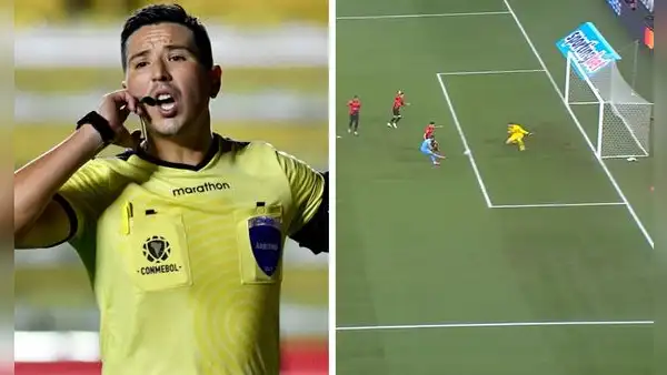 Revelan audios del VAR en el gol mal anulado de Kevin Ortega al Bolívar: "No parece una falta"