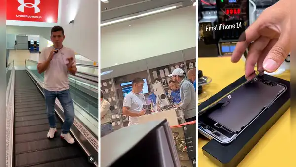 Wiltech lleva un iPhone malogrado a Apple por garantía, no se lo aceptan y él decide repararlo