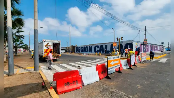 Cierran tramo de la avenida Bocanegra por obras de la Línea 2: ¿cuál es el plan de desvío?
