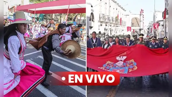 Aniversario de Arequipa 2023 EN VIVO: inició la presentación de comparsas en el corso de la Ciudad Blanca