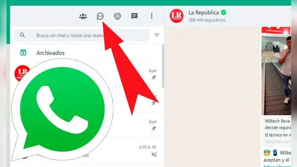 ¿Para qué sirve el nuevo botón que aparece cuando ingresas a WhatsApp Web?