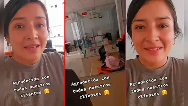 Trabajadora llora tras cierre de Caja Raíz: "Los recuerdos quedarán guardados"