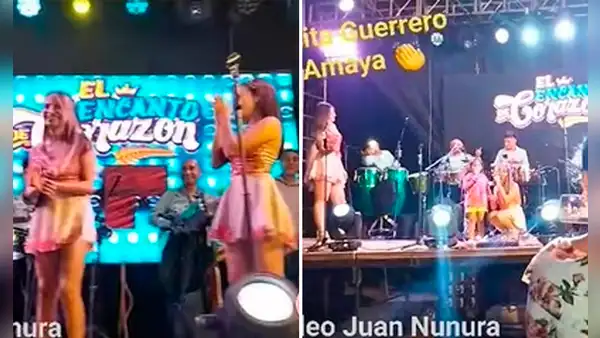 Corazón Serrano: hija de Lorenzo Guerrero se roba show y canta en concierto "¡Nació la sucesora de Edita!"