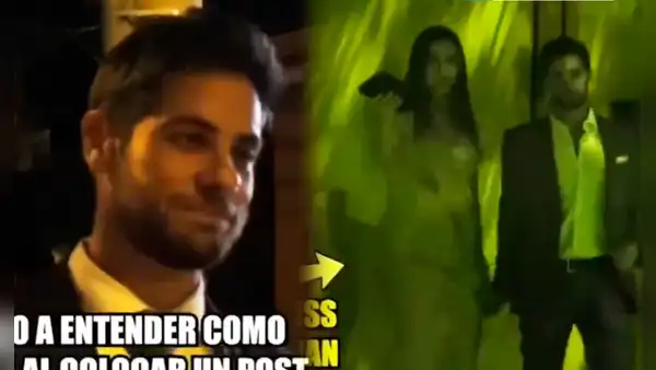 Andrés Wiese es captado con su expareja Thaiss Felman y pasan la noche juntos