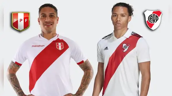¿Por qué las camisetas de la selección peruana y de River Plate son tan parecidas? Conoce su historia