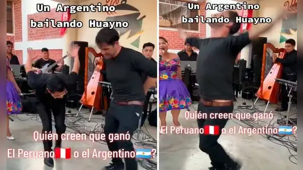 Argentino y peruano se miden en duelo de huayno ante Sonia Morales y redes explotan: "Baila mejor que yo"