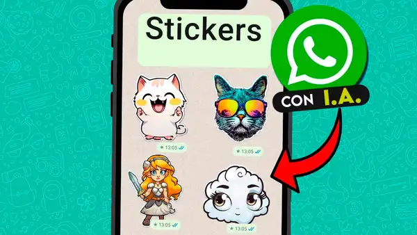 ¿No encuentras el sticker perfecto? Ahora podrás crearlo con IA sin salir de WhatsApp