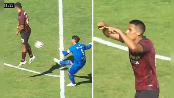 El polémico gol anulado a Alex Valera por 'obstrucción' al arquero de ADT