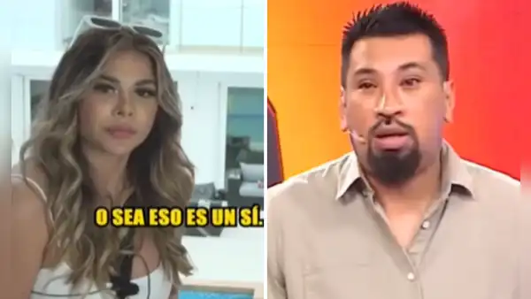 Gabriela Serpa evita hablar sobre supuesto coqueteo de Aldo Miyashiro: “Puede haber un juicio”
