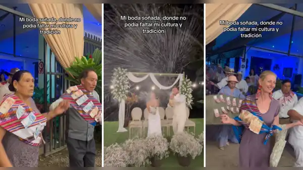 Huancaína se casa con español y la rompen al celebrarlo con huaino: “Nunca te olvides de tus raíces”