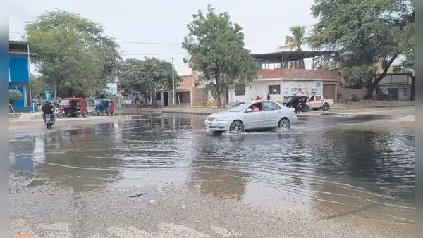 Piura: vuelve a colapsar desagüe en asentamiento humano 18 de Mayo