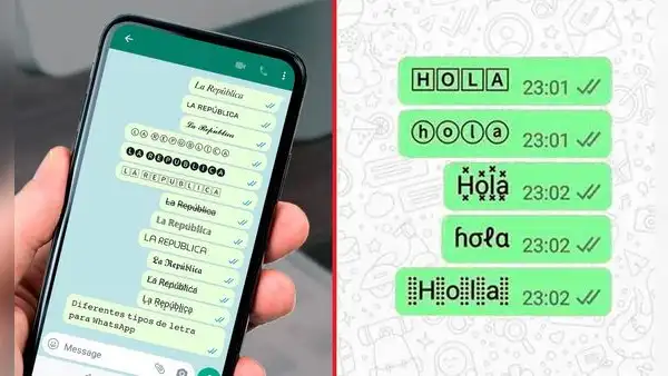 WhatsApp y el truco para enviar mensajes con distintos tipos de letras y sin instalar apps