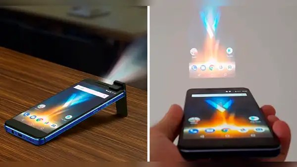 ¿Qué teléfonos tienen un proyector integrado que permite ver películas en la pared?