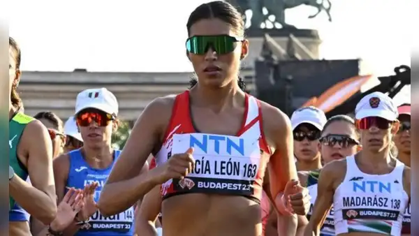 Kimberly García destaca en el Mundial de Atletismo: ocupó el cuarto lugar en los 20 km de marcha