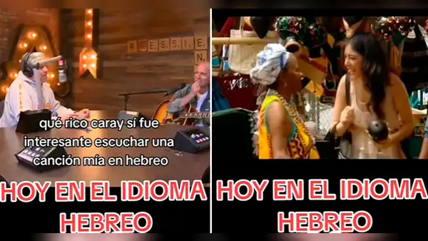 La canción ‘Hoy’ de Gian Marco fue interpretada en hebreo: “En cualquier idioma te llega al alma”