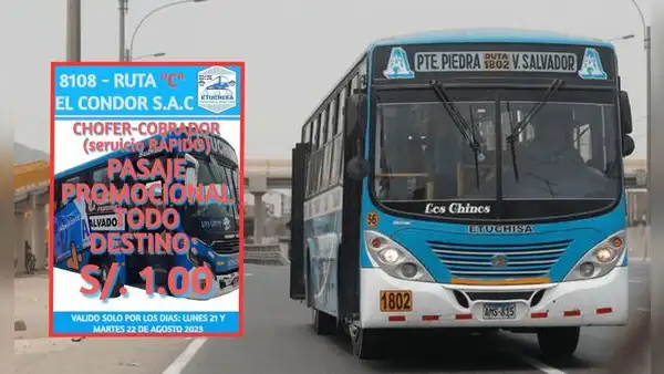 Viaja por solo S/1 con 'Los Chinos': empresa de buses lanzó promoción de pasajes