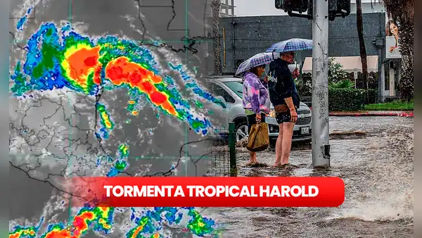 Tormenta tropical Harold EN VIVO: minuto a minuto de su trayectoria en México y Estados Unidos