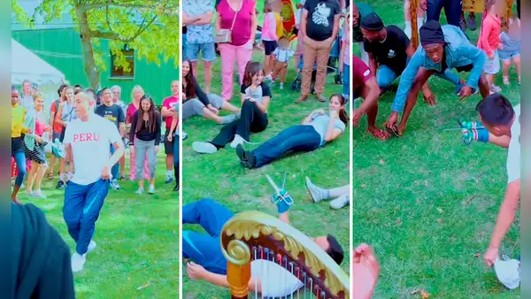 Huancavelicano enseña danza de las tijeras a franceses y redes reaccionan: “Peruanos conquistan el mundo”