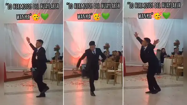 Joven la rompe con sus pasos de huaylarsh en plena fiesta: “Es un verdadero zapateo huancaíno”
