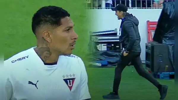 Paolo Guerrero falló clara ocasión de gol en victoria de LDU de Quito y su DT explotó de enojo