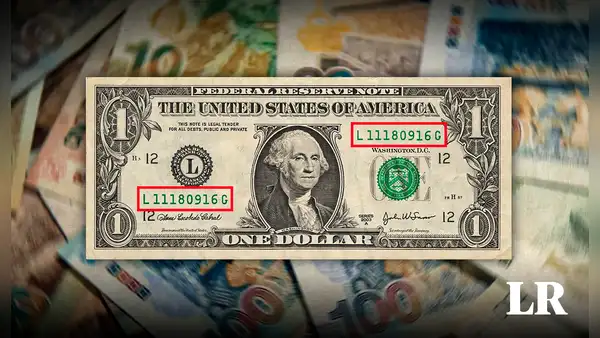 Este es el billete de 1 dólar por el que puedes ganar más de S/25.000 por su número de serie