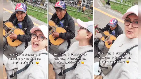 La Miski encuentra a músico callejero en Gamarra y termina cantando huaino ayacuchano