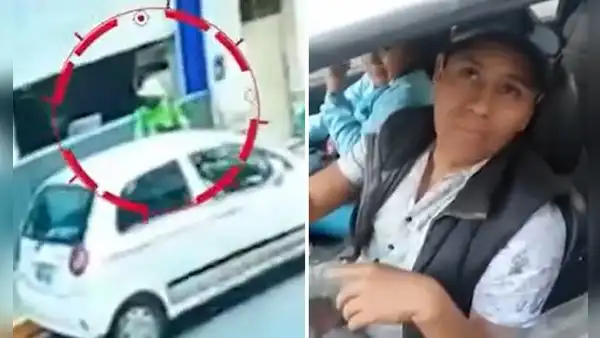Mujer policía fue arrastrada por conductor que evadió papeleta en Huánuco