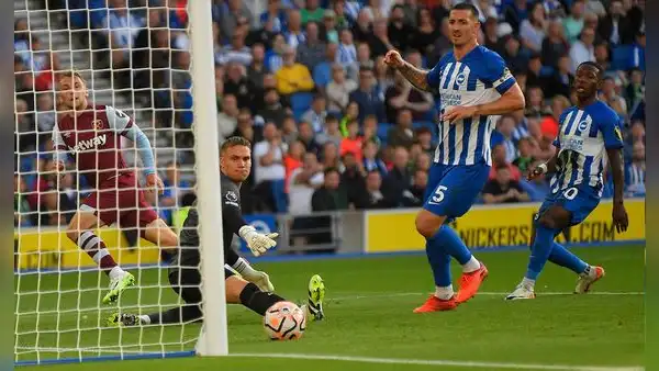 ¡Caída de las gaviotas! Brighton perdío 3-1 ante West Ham y cedió la punta de la Premier League