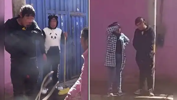 Puno: madre da latigazos a su hijo acusado de robar celular con arma de juguete en Juliaca