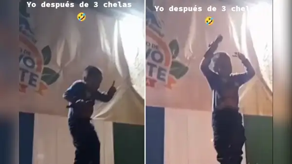 Niño sorprende con peculiar baile en concierto de Áncash: “Se ve que lo llevan a los tonos”