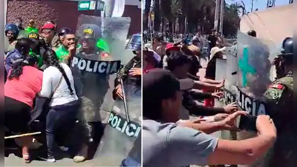 Tacna: PNP reprimió violentamente a manifestantes que rechazan presencia de Dina Boluarte