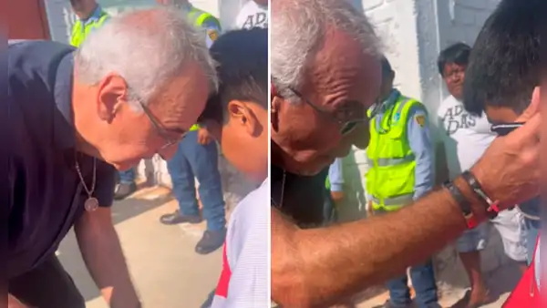Fossatti tuvo conmovedor gesto con pequeño hincha de la U: “¿Por qué estás llorando?”