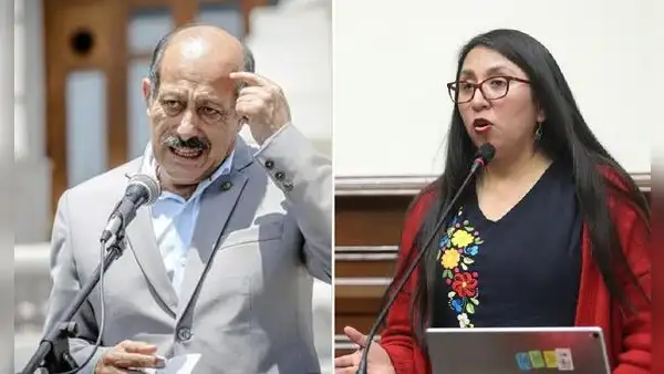 Héctor Valer discrimina y terruquea a Ruth Luque en sesión de Comisión de Ética