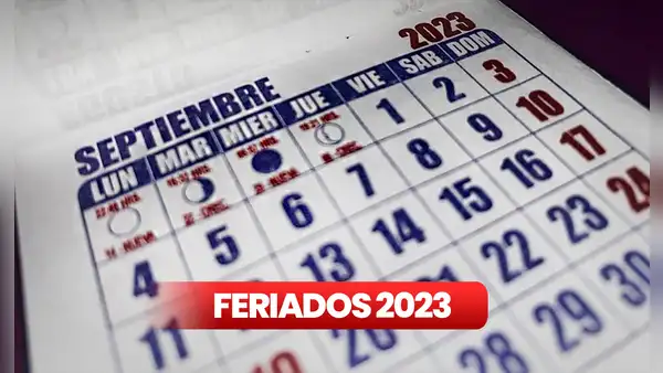 FERIADOS, setiembre 2023: ¿qué día cae el próximo día festivo en el Perú?