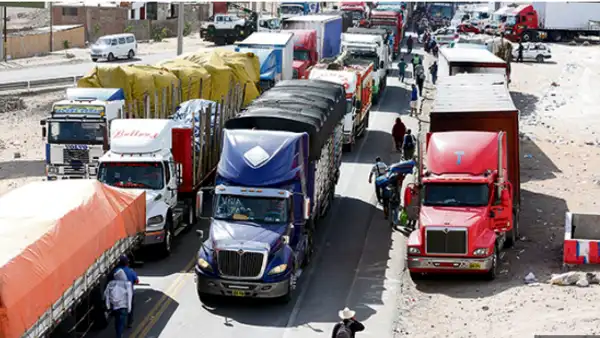 Gremios de transportes de carga pesada no acatarán paro nacional este 11 de setiembre