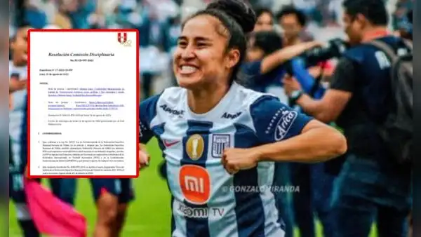 Sandy Dorador fue suspendida a 2 días de la final ante Universitario por la Comisión Disciplinaria