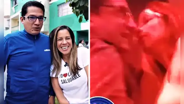 ¡AMPAY! Vanessa Terkes fue ampayada en concierto de reguetón con alcalde de SMP