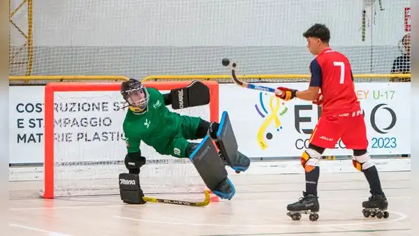 España aplastó 6-2 a Italia y avanza a la final del Europeo Sub-17 de Hockey sobre Patines