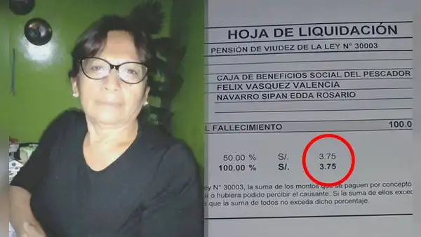 Viuda recibe la pensión de ONP más miserable de Perú: "¿Quién come con S/3?"
