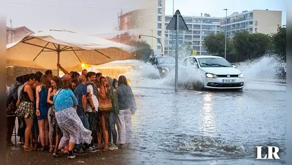 DANA en España: emiten alerta roja en gran parte del país por lluvias torrenciales y tormentas