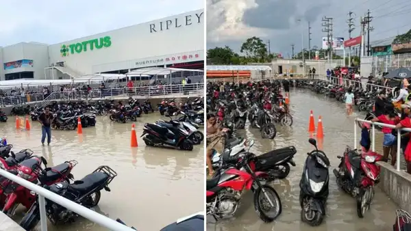 Mall Aventura en Iquitos quedó inundado por lluvia: fue inaugurado apenas el 31 de agosto